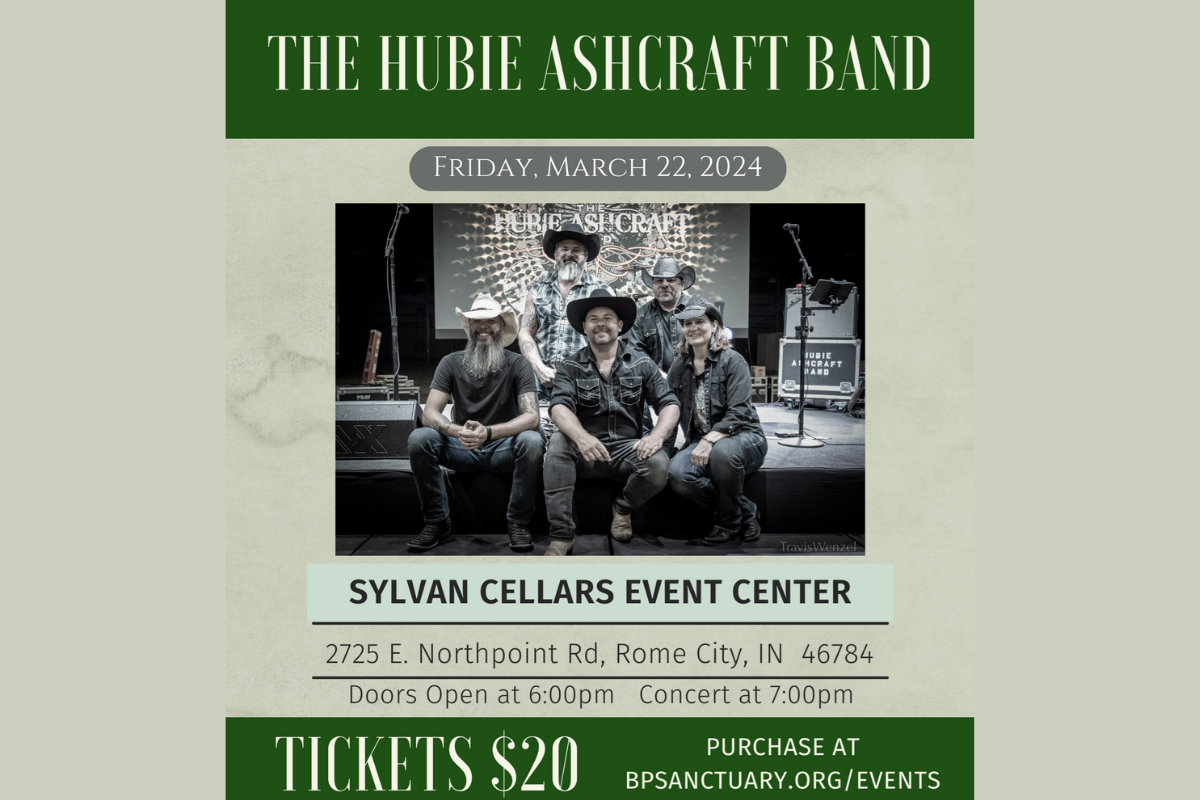 The Hubie Ashcraft Band Black Pine Animal Sanctuary